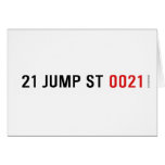21 JUMP ST  Greeting/note cards