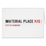 Material Place  Greeting/note cards