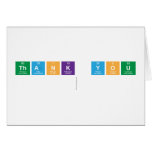 Thank You
   Greeting/note cards