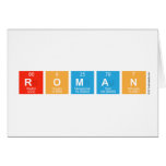  roman  Greeting/note cards