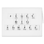 Juliet
 Brice
 Stempel  Greeting/note cards