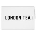 london tea  Greeting/note cards