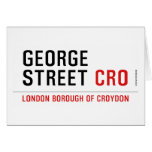 George  Street  Greeting/note cards