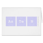 Asten  Greeting/note cards