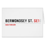 Bermondsey St.  Greeting/note cards