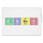 ABBAS  Greeting/note cards