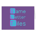 Game
 Letter
 Tiles  Greeting/note cards