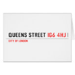 queens Street  Greeting/note cards