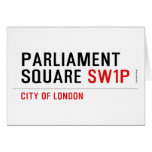 parliament square  Greeting/note cards