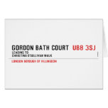 Gordon Bath Court   Greeting/note cards