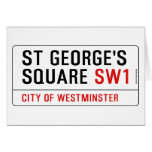 St George's  Square  Greeting/note cards
