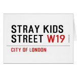 Stray Kids Street  Greeting/note cards