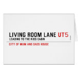 Living room lane  Greeting/note cards