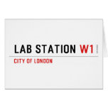 LAB STATION  Greeting/note cards