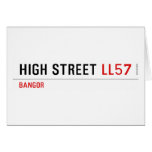 High Street  Greeting/note cards