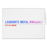 Lashonte royal  Greeting/note cards