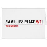 Ramillies Place  Greeting/note cards