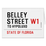Belley Street  Greeting/note cards
