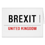 Brexit  Greeting/note cards