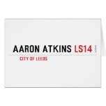 Aaron atkins  Greeting/note cards