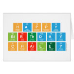 Happy 
 Birthday 
 CHARLEY  Greeting/note cards