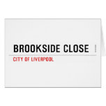 brookside close  Greeting/note cards