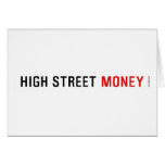 High Street  Greeting/note cards