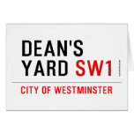 Dean's yard  Greeting/note cards