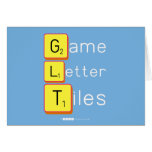Game
 Letter
 Tiles  Greeting/note cards