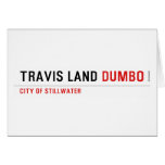 Travis Land  Greeting/note cards
