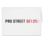 PRO STREET  Greeting/note cards