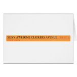 sexy awesome clickers avenue    Greeting/note cards