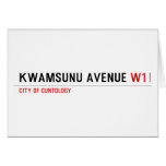 KwaMsunu Avenue  Greeting/note cards