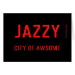 jazzy  Greeting/note cards