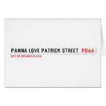 panna love patrick street   Greeting/note cards