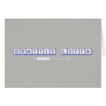 GRATTIS LOTTA  Greeting/note cards