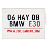 06 HAY 08  BMW   Greeting/note cards