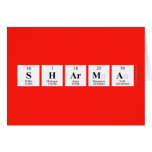 SHARMA  Greeting/note cards