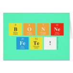 bonne
 fete!  Greeting/note cards