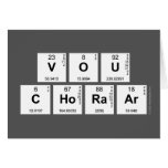 VOU 
 CHORAAR  Greeting/note cards