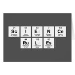 science
 rules  Greeting/note cards