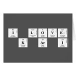 I Love
 K Ar I  Greeting/note cards