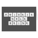 Periodic
 Table
 Writer  Greeting/note cards