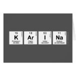 Kar|i|na  Greeting/note cards