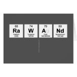 Rawand
   Greeting/note cards