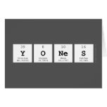 yones  Greeting/note cards