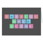 Periodic
 Table
 Writer  Greeting/note cards