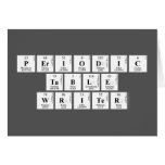 Periodic
 Table
 Writer  Greeting/note cards