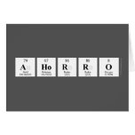 AHORRO  Greeting/note cards
