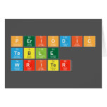 Periodic
 Table
 Writer  Greeting/note cards